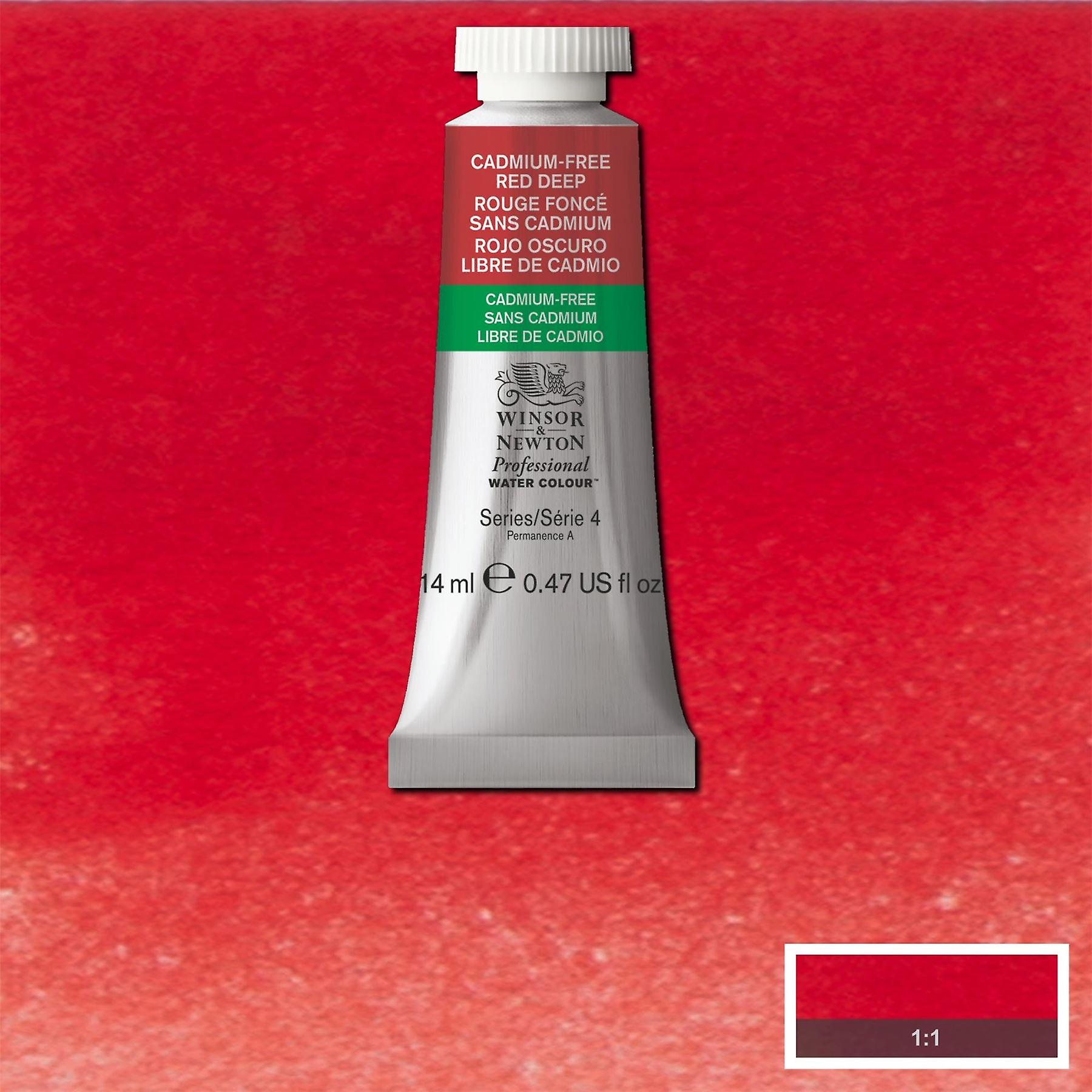Winsor & Newton Professional Water Colour - Cadmium Free Red Deep - 14ml