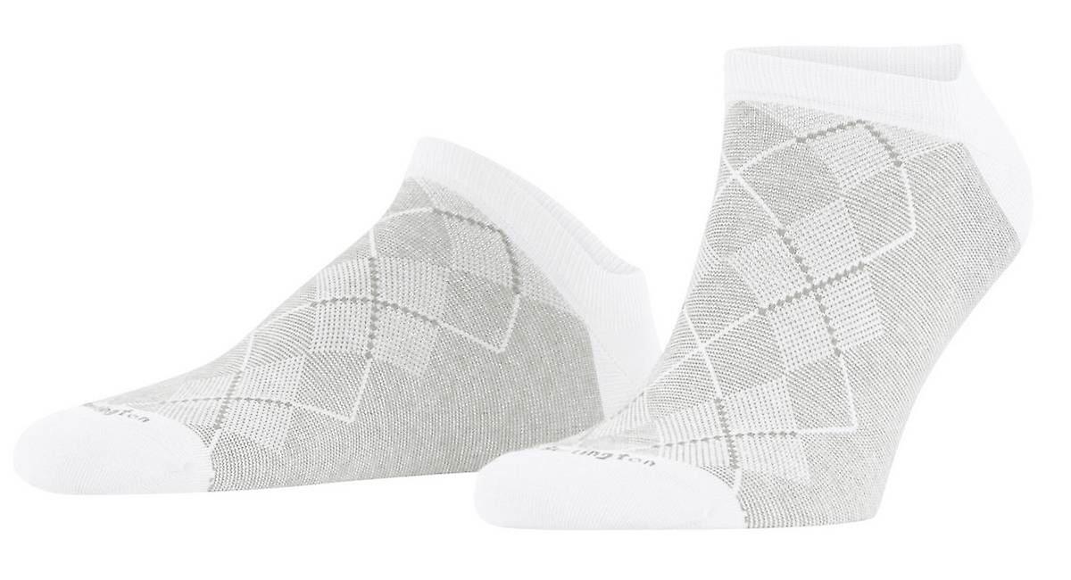 Burlington Carrington Sneaker Socks - White