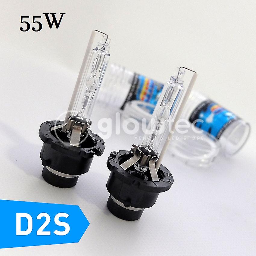 -55w 2pcs D1s D2s D3s D4s Hid Ampoules Hid Phare D1 D2 D3 D4 D1r D2r D3r Lampe frontale Lumière 4300k 6000k 8000k Glowtec