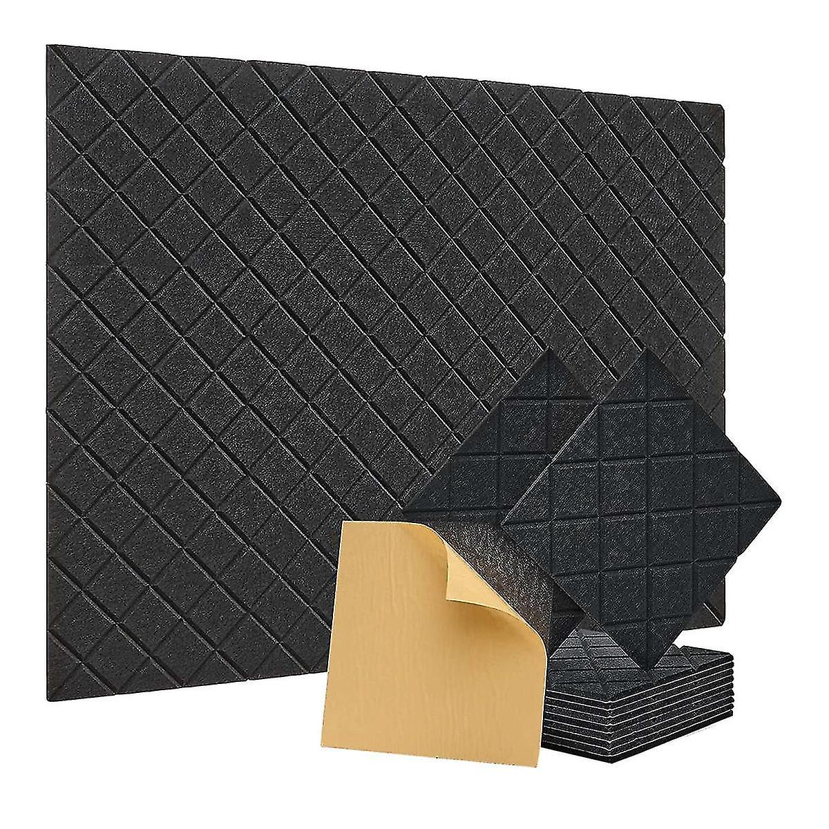 12 Pack Sound Panels,12x12x0.4in Sound Absorbing Panels,for Recording Studio,,