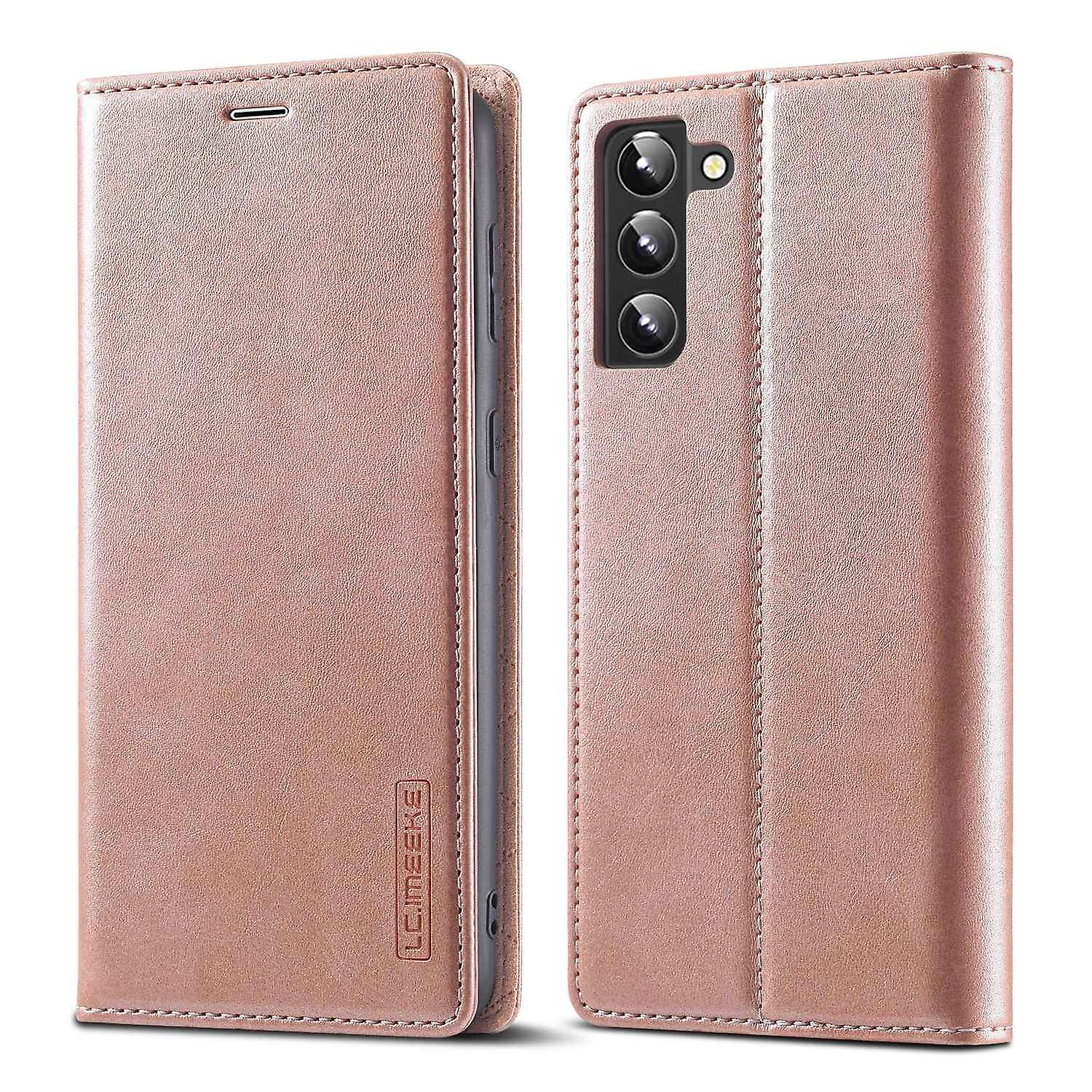 LC.IMEEKE Wallet Phone Case for Samsung Galaxy S22+ 5G,Strong Auto Closing Flip Stand Cover