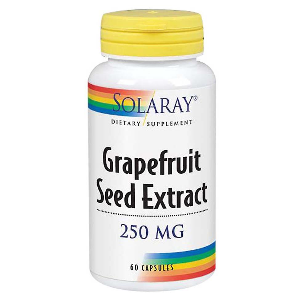Solaray Grapefruit Seed Extract,250 mg ,60 Caps (Pack of 1)