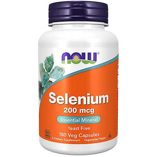 Now Foods Selenium,200 mcg ,180 Caps (Pack of 4)