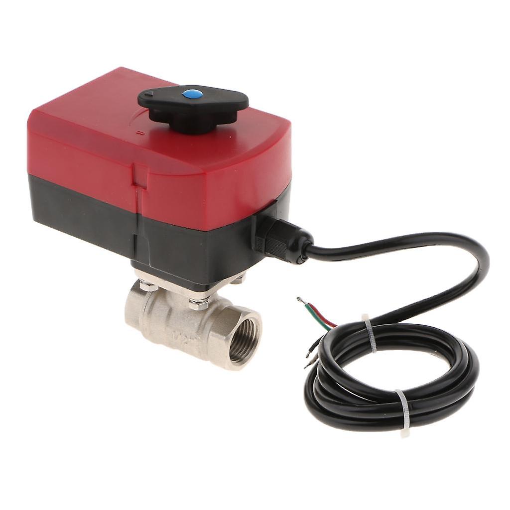 2-way Electrical motorized Ball Valve for Air Condiitioner Water System DN15