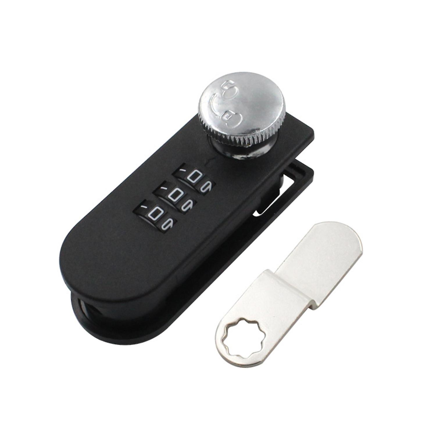Combination Lock Thickened Latch Scroll Wheel Code Simple Operation 3 Group Password Single-opening 
