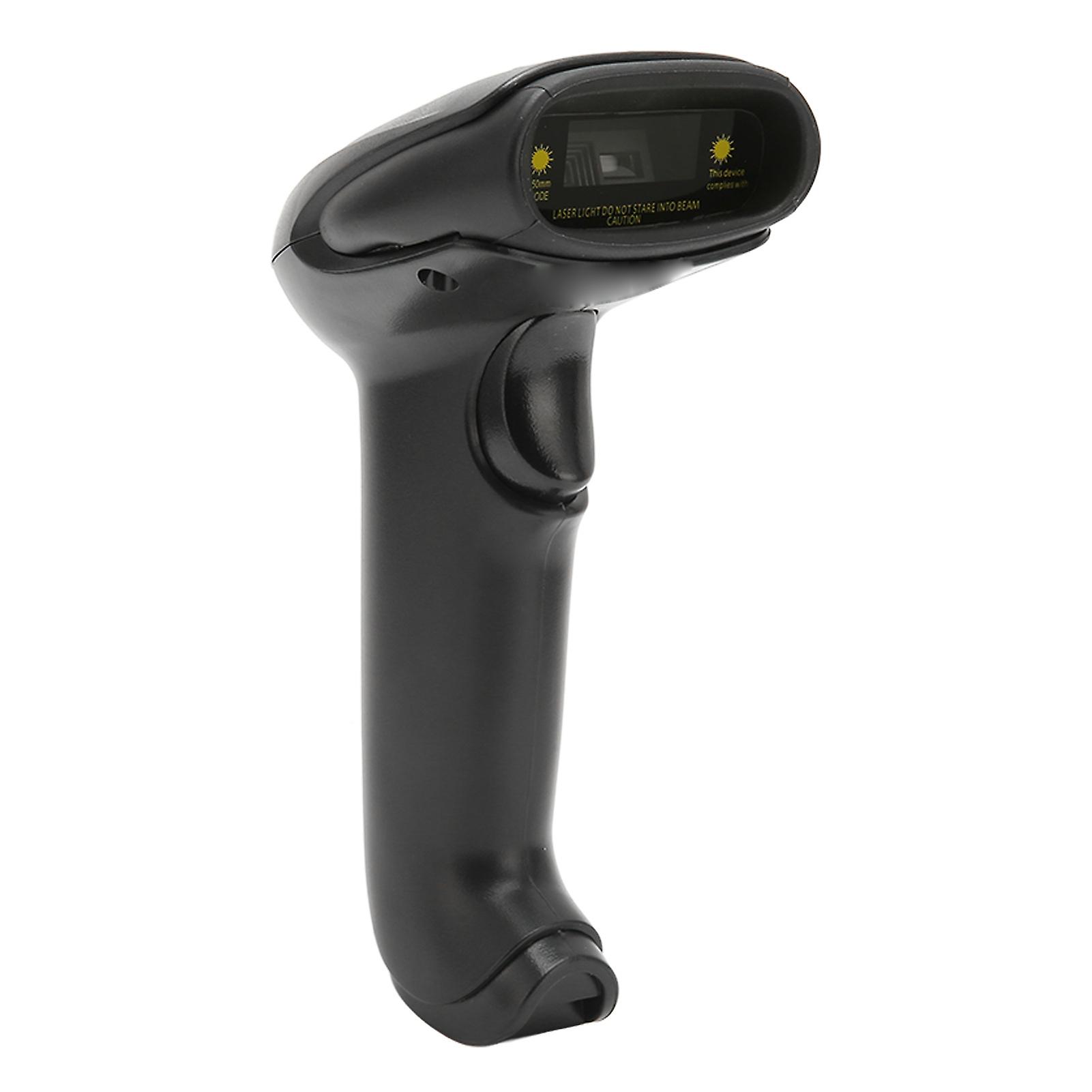 1D Barcode Scanner MJ 6709C USB Wired Handheld Black Reader
