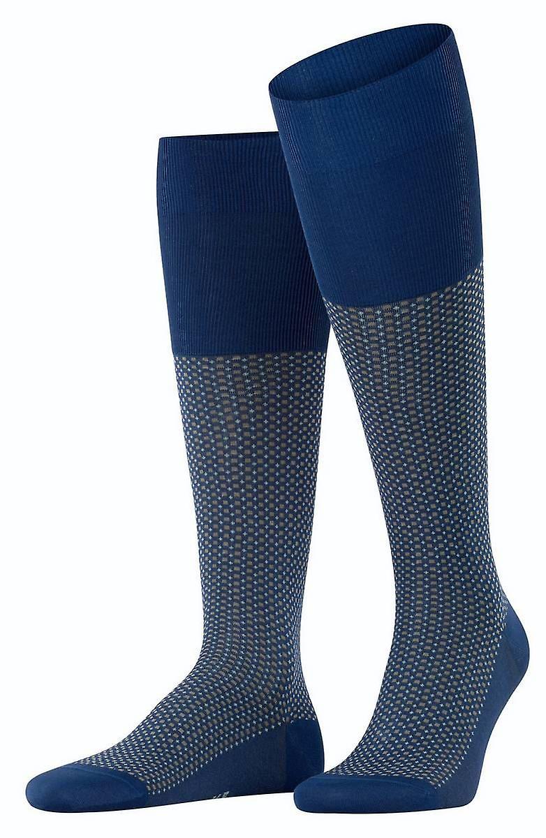 Falke Uptown Tie Knee High Socks - Royal Blue