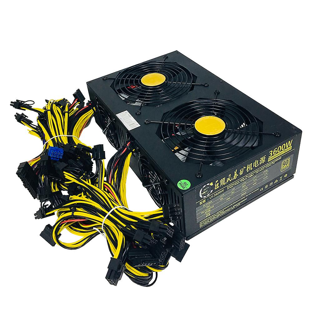 1800/2000W Mining Netzteil Bitcoin Mining Machine Power PSU für 8 GPU ETH Rig Ethereum Miner