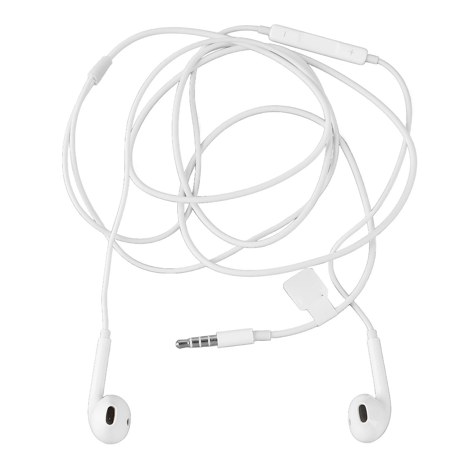 3.5mm Wired Headphones with Noise Cancelling, Strong Bass, Built-in Mic, Volume Control