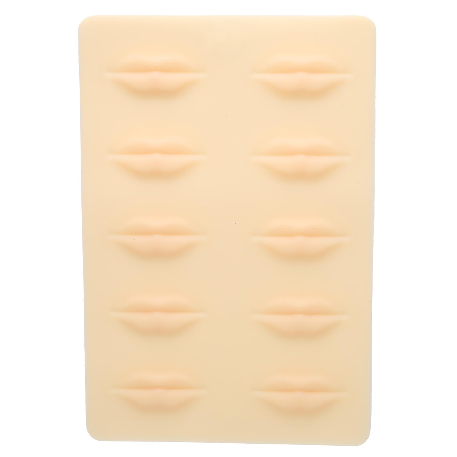 Silicone Practice Skin for Makeup, Lip Tattoo, Microblading, for Beginner Artists