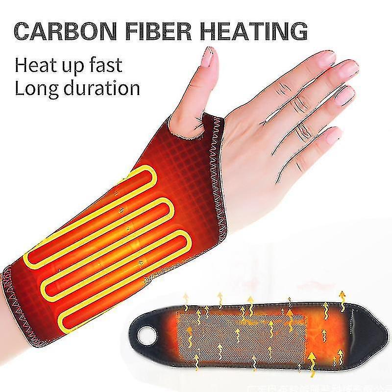 Heated Wrist Tendon Sheath Protector Mouse Hand Warm Physiotherapy Hot Compress