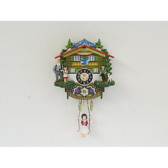 Engstler - 01453 SQ - Rocking Clock - Quartz - with Cuckoo Call and Westminster Strike