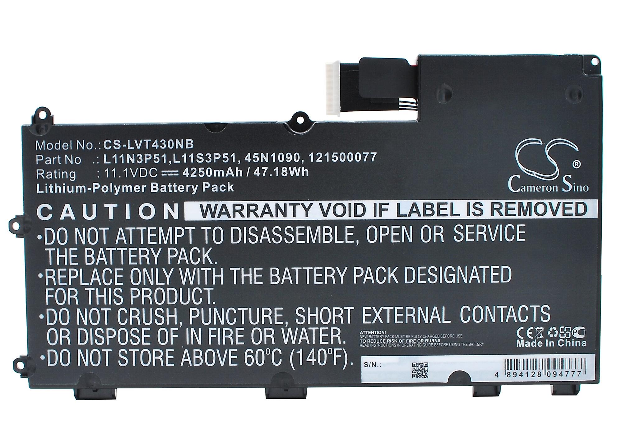 Battery for Lenovo Thinkpad T430u 45N1089 ASM 45N1090 45N1091 L11N3P51 L11S3P51