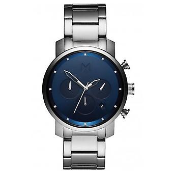 Chrono40 Men's Analog Quartz Watch with Stainless Steel Bracelet MC02-SBLU
