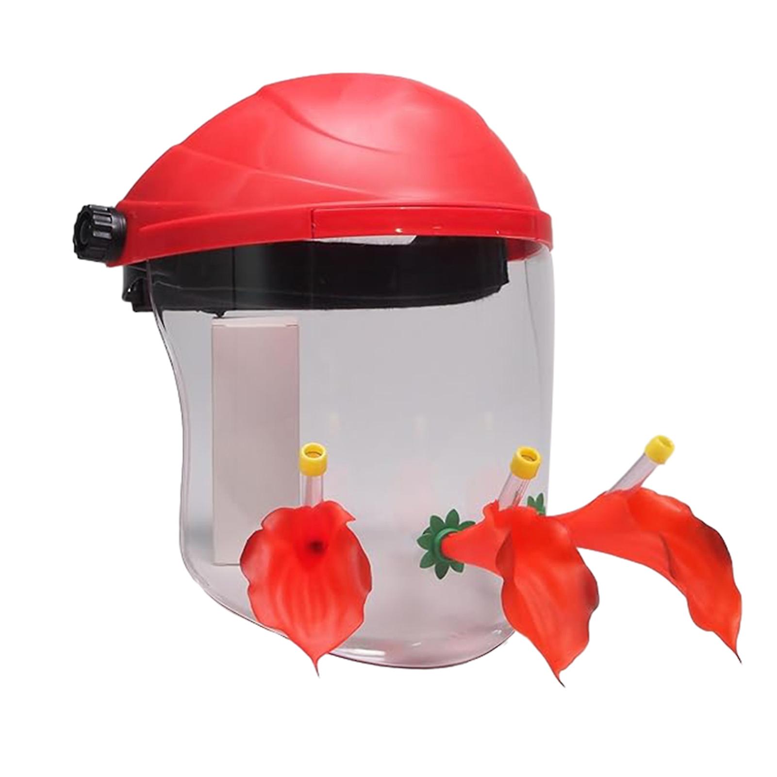 Simulation Flower Hummingbirds Feeder Interesting Hanging Birds Feeder for Patios Courtyard