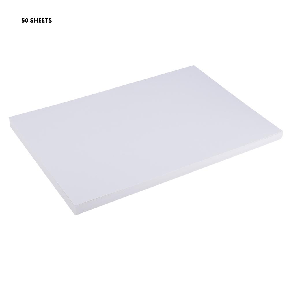 50 Sheets White Blank Paper DIY Hand Printed  Multipurpose Use A4
