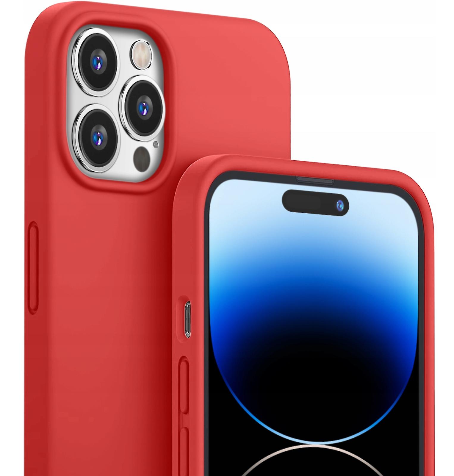 Case For Iphone 14 Pro Silicon Shockproof Phone Cover Case Green/blue/red/black