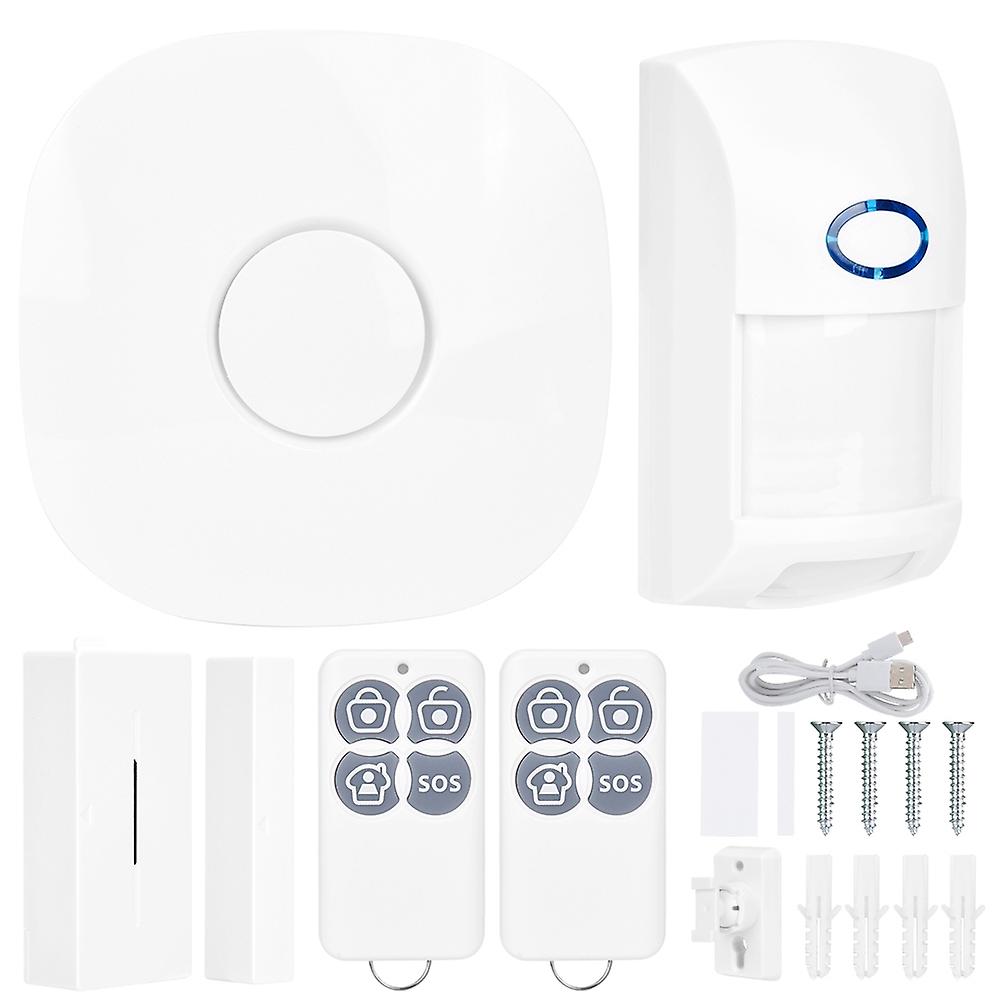 GSM Alarm Host Home Burglar Alarm Wireless Sensor System Remote Control APP