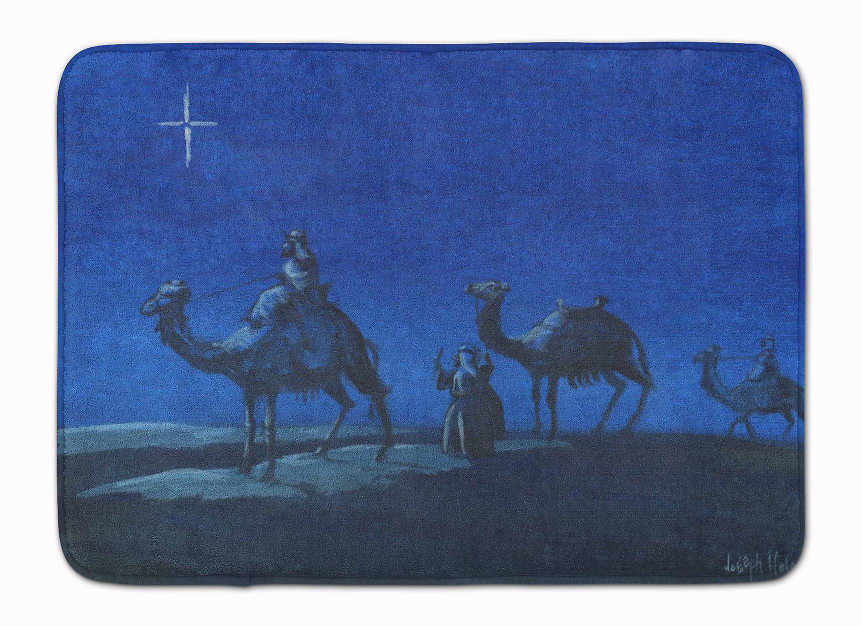 Caroline`s treasures carolines comori pjh3001rug Înțelepți în blue machine lavabile spuma de memorie ma multi culoare 19 x 27