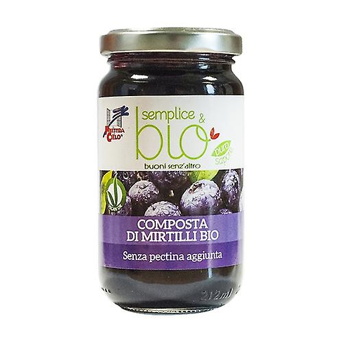 Simple & organic blueberry compote without pectin 220 g