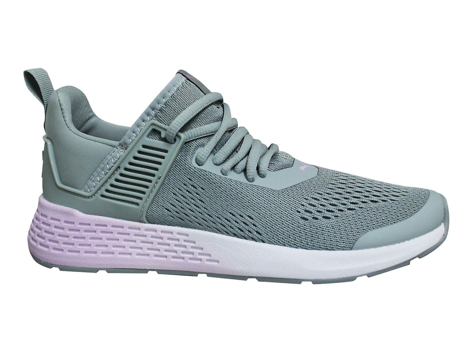 Puma Insurge Eng Mesh Grey Lace Up Mens Slip On Running Trainers 367534 06