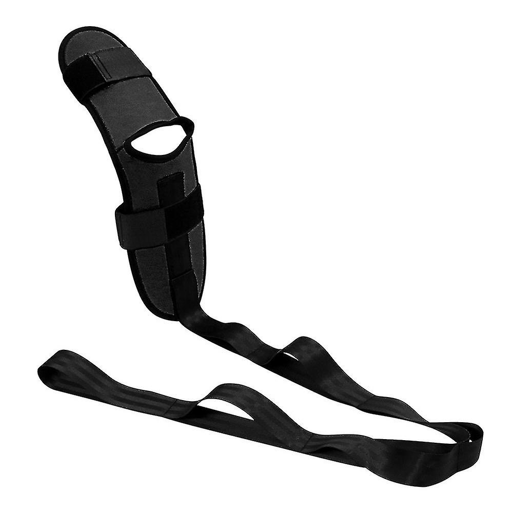 Yoga Stretch Strap, Leg Ligament Stretch Strap, Foot Stretch Strap, Ankle Correction Strap - Black