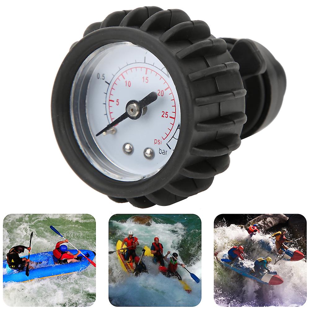 Inflatable Boat Barometer Rubber Dinghy Unidirectional Pressure Gauge Measuring Tool