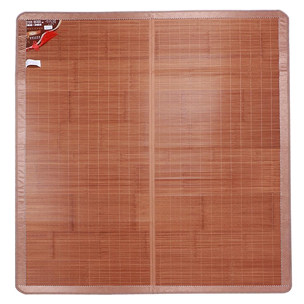 Doppia domestica‑ Stuoia per dormire estiva pieghevole laterale Stuoie fresche in bambù Forniture per la biancheria da letto200x215 cm