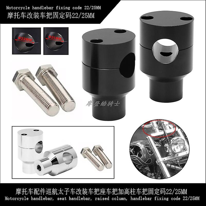 MOTORCYCLE ACCESSORIES, CRUISING PRINCE CAR, MODIFIED HANDLEBAR, SEAT, HANDLEBAR, HEIGHTENED COLUMN, HANDLEBAR, FIXED YARD 22/25MM