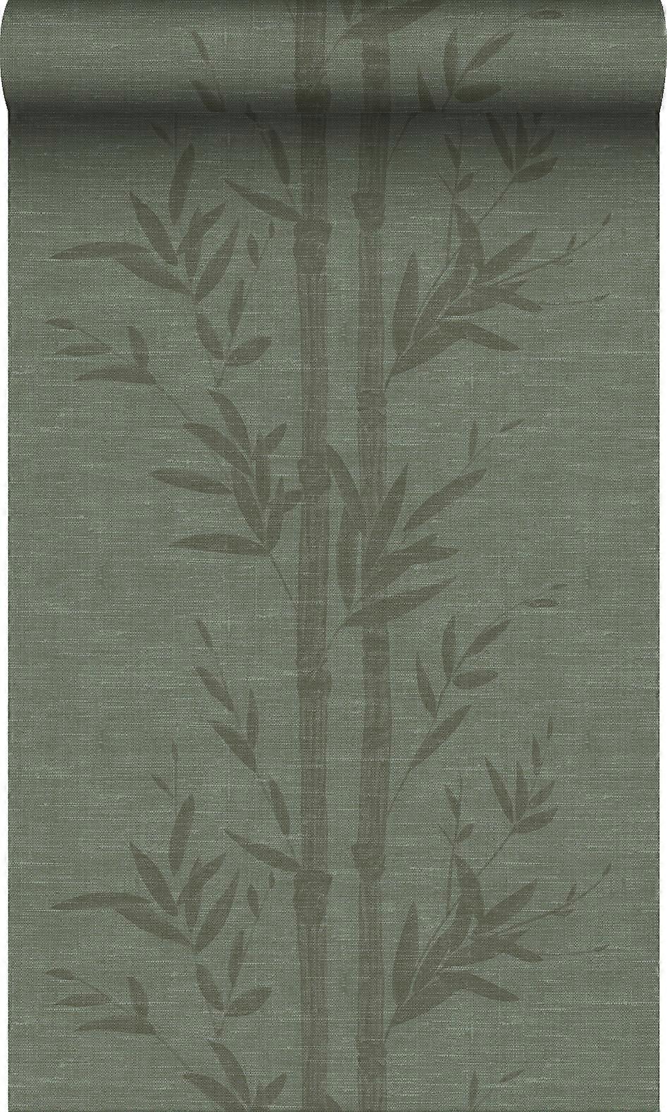 Origin Behang behang bamboe grijsgroen - 50 x 900 cm - 347928