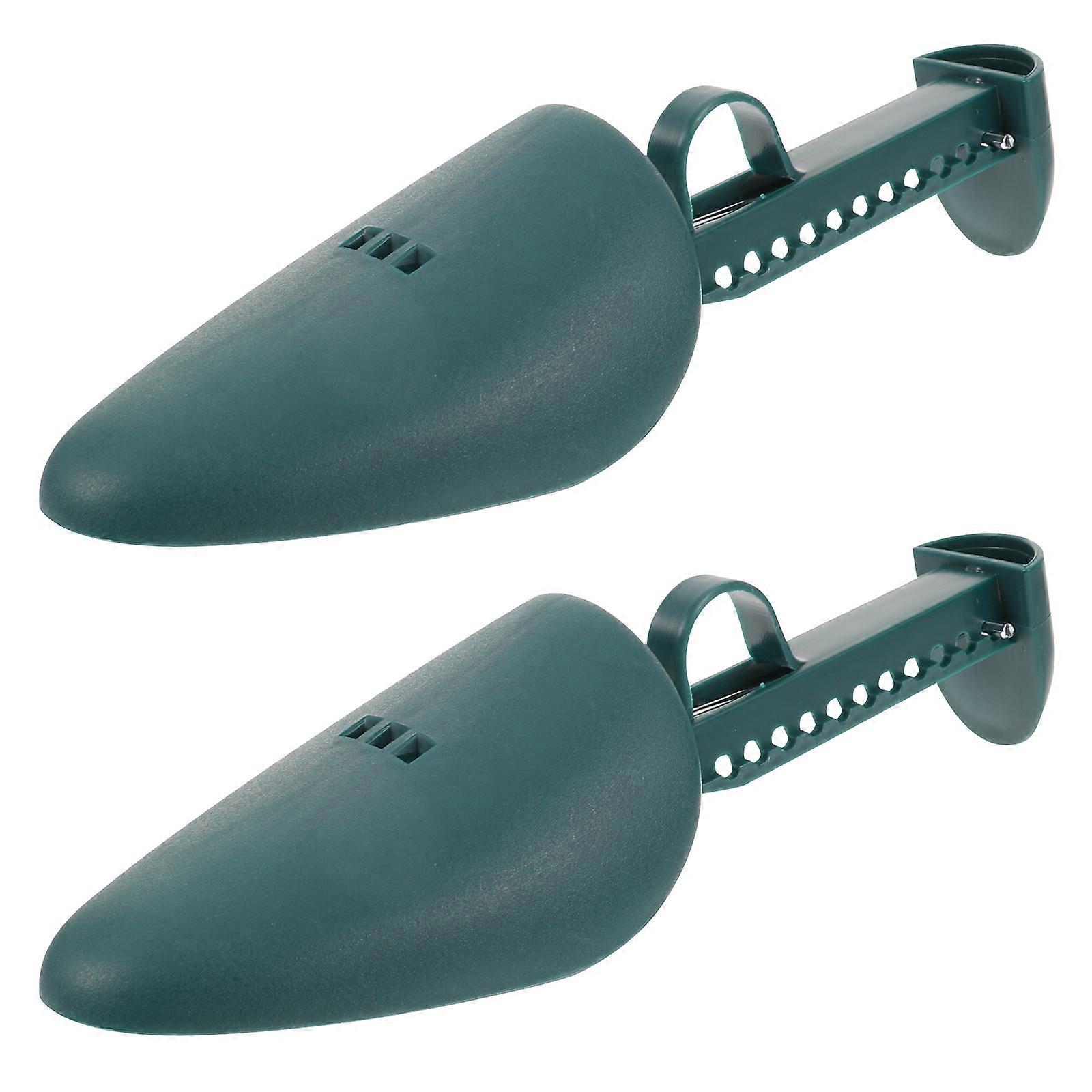 2 Pairs Boot Tree Men Shoe Tree Plastic Shoe Stretcher Adjustable Shoe Tree Accessory