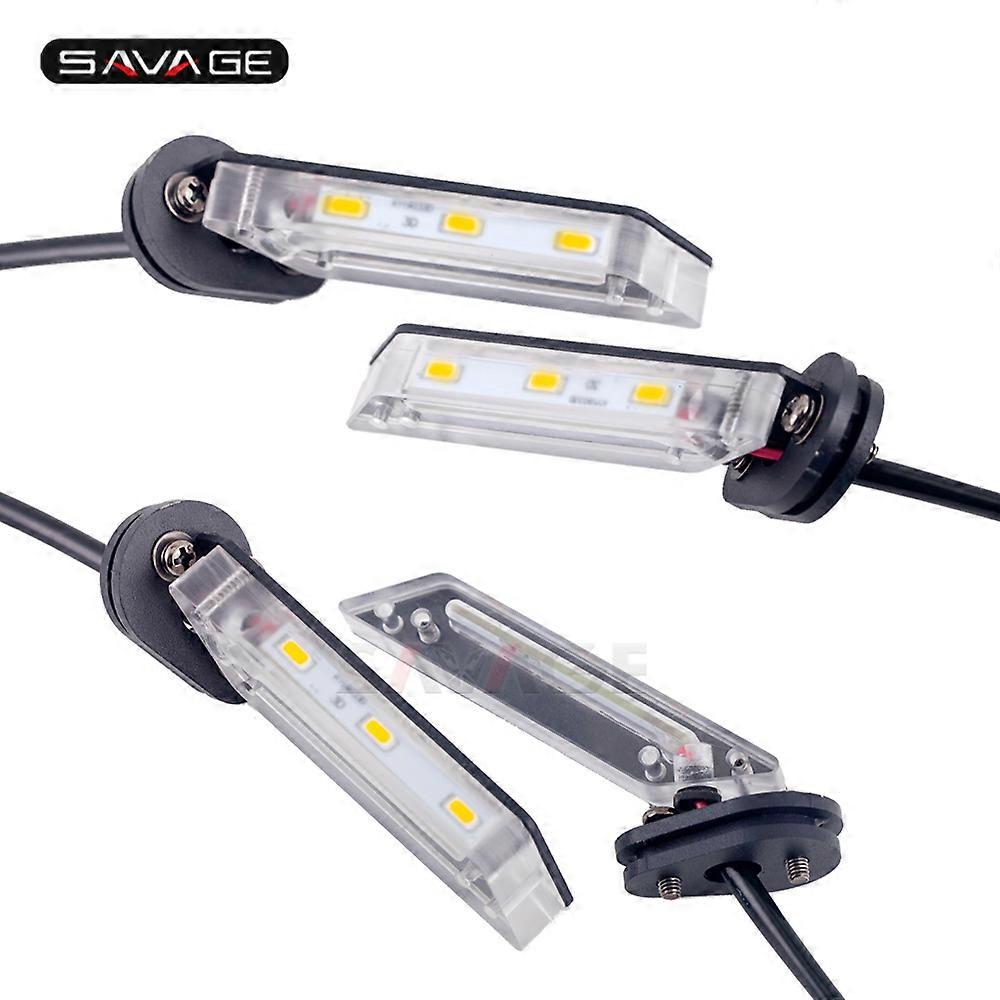 LED Turn Signal Light For YAMAHA MT07 MT09 FZ07 R15 XSR 700 TRACER 900 FJ09 Motorcycle Accessories Invisible Wing Indicator Lamp