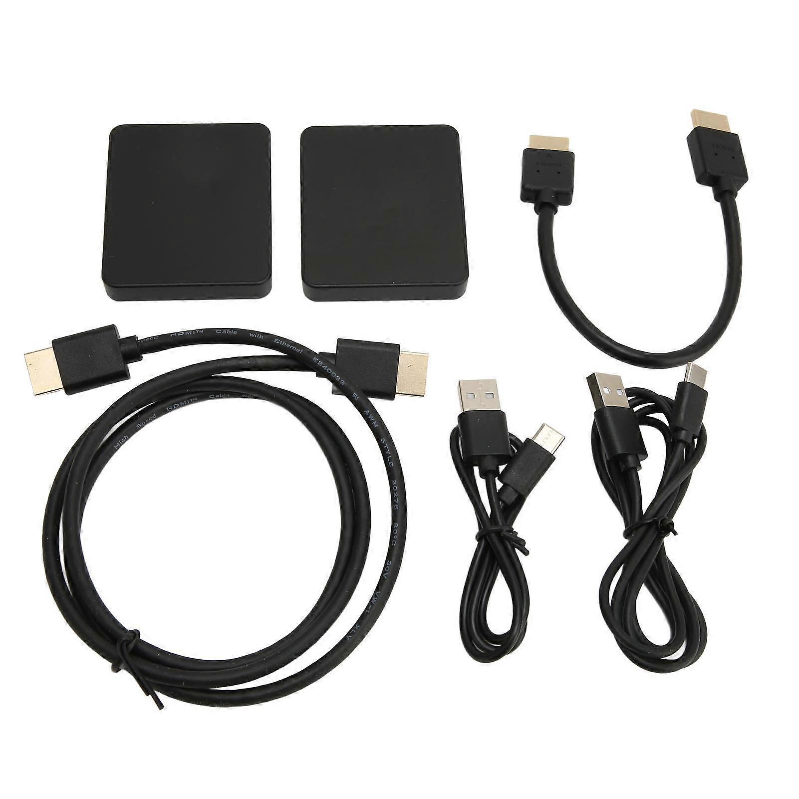 Wireless Hd Multimedia Interface Extender 98.4ft Range 4k 1080p Hd Transmitter Receiver For Conference Business Meeting