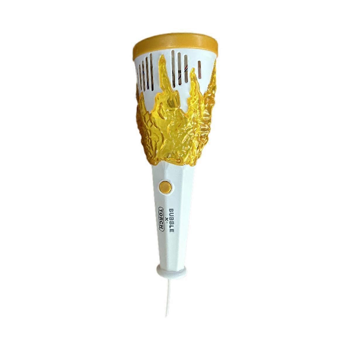 Torch Bubble Machine, Torch Prop Bubble Machine with Light, Summer Bubble Toy Children'S Gift B