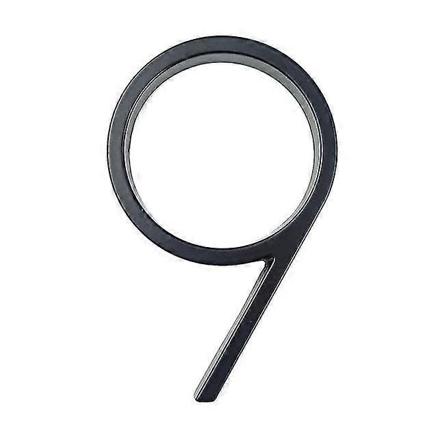 Black House Number And Letter 5 Inch 12.5cm High