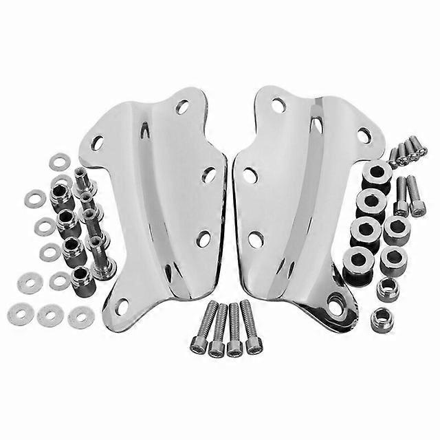 Motorcycle Detachable 2 Up Pack Mounting Luggage Rack Docking Hardware Kit For Harley Tour Pak Touring FL Road King 14-22 09-13