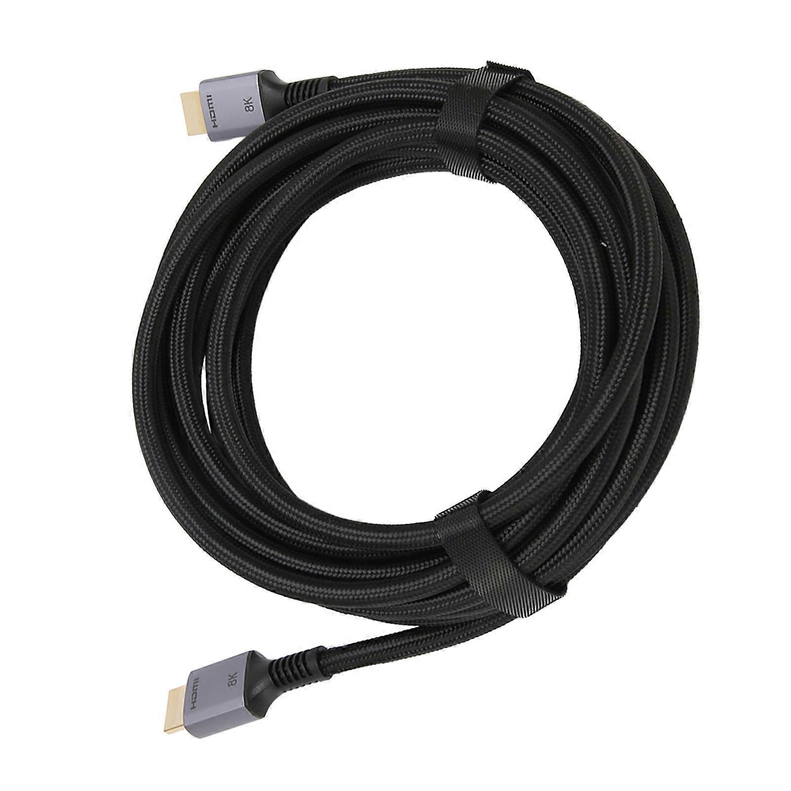 8K HD Multimedia Interface Cable 6.7mm Wire Diameter Pure OFC Conductor HD Multimedia Interface 2.1 Cable 16.4ft