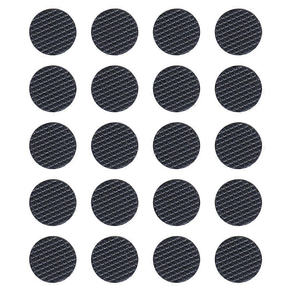 20Pcs Poignées de médiator de guitare en caoutchouc antidérapant Poignées en caoutchouc anti-chute de médiator noir