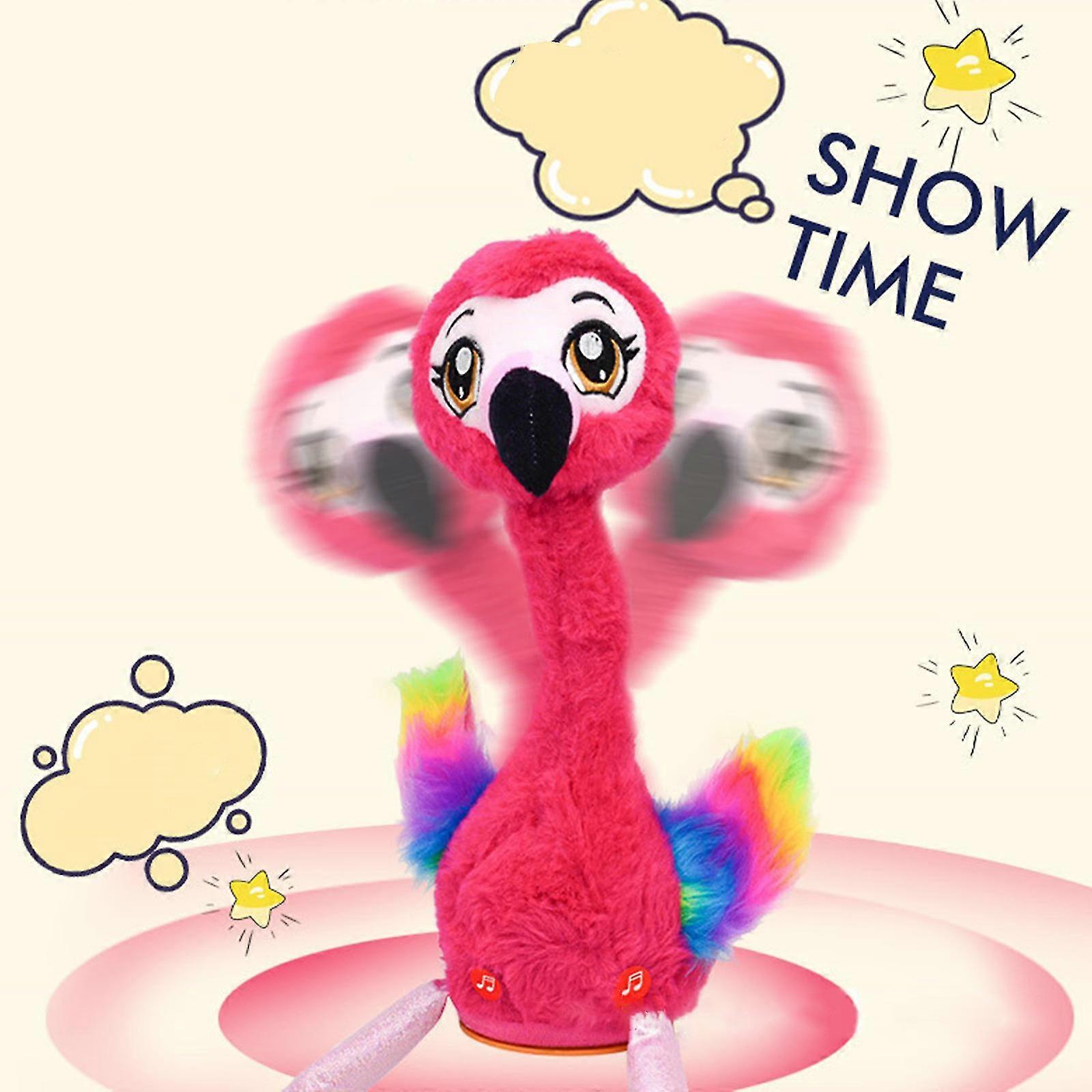 BESPORTBLE Flamingo Handpuppe Aus Plüsch - Interaktives Spielzeug Für Kinder