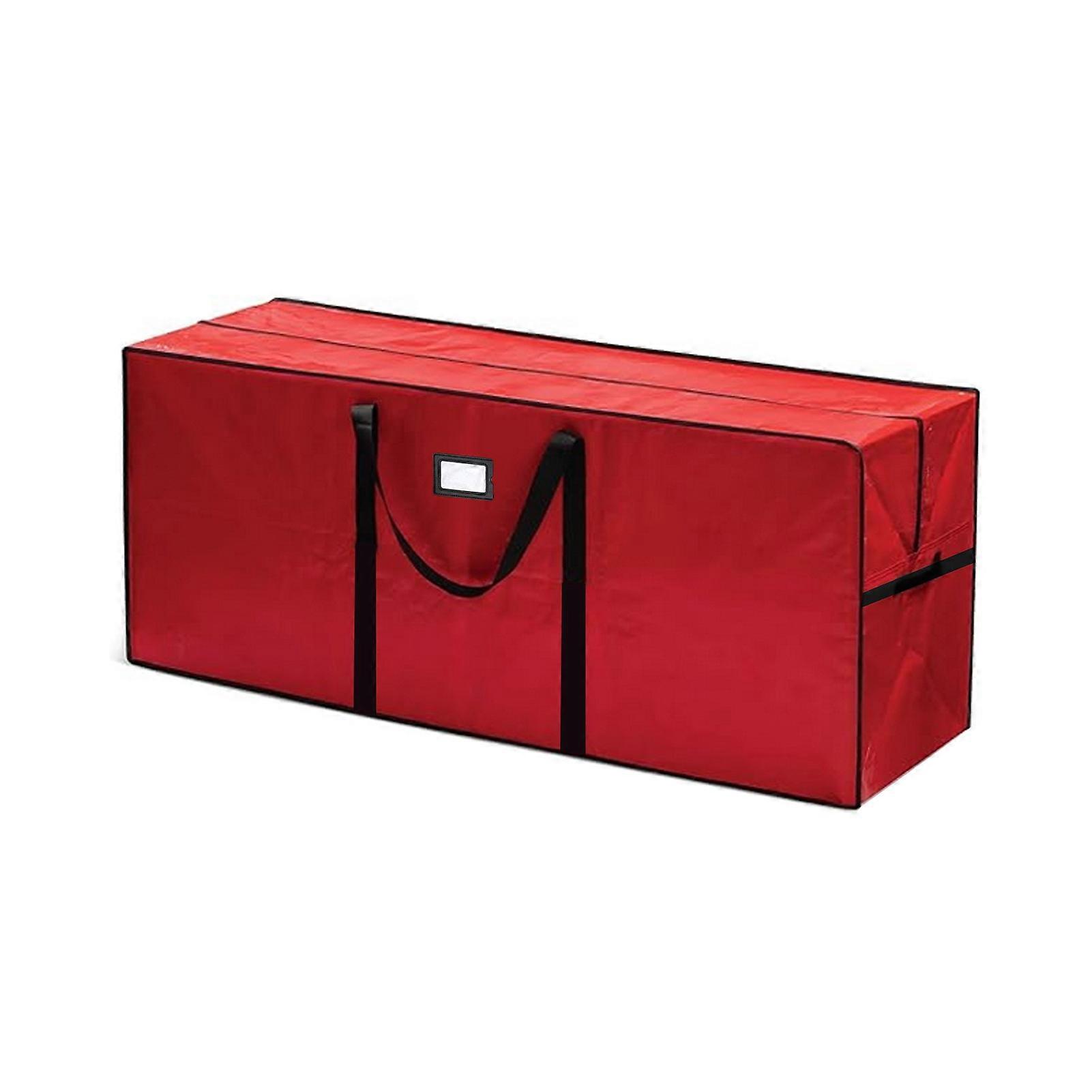 Waterproof Christmas Tree Storage Bag with Reinforced Handle Zipper Closure Large Capacity Moisture Protection Artificial Tree Bag Qinghai
