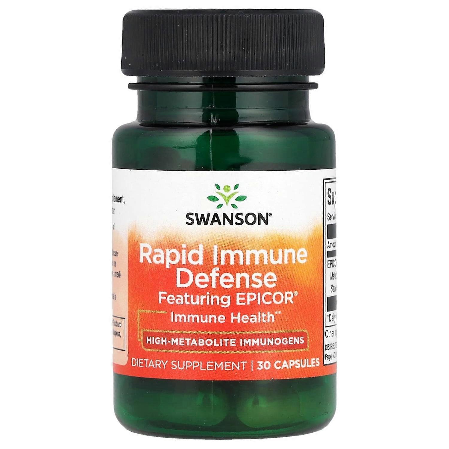 Swanson, Rapid Immune Defense, 30 Capsules
