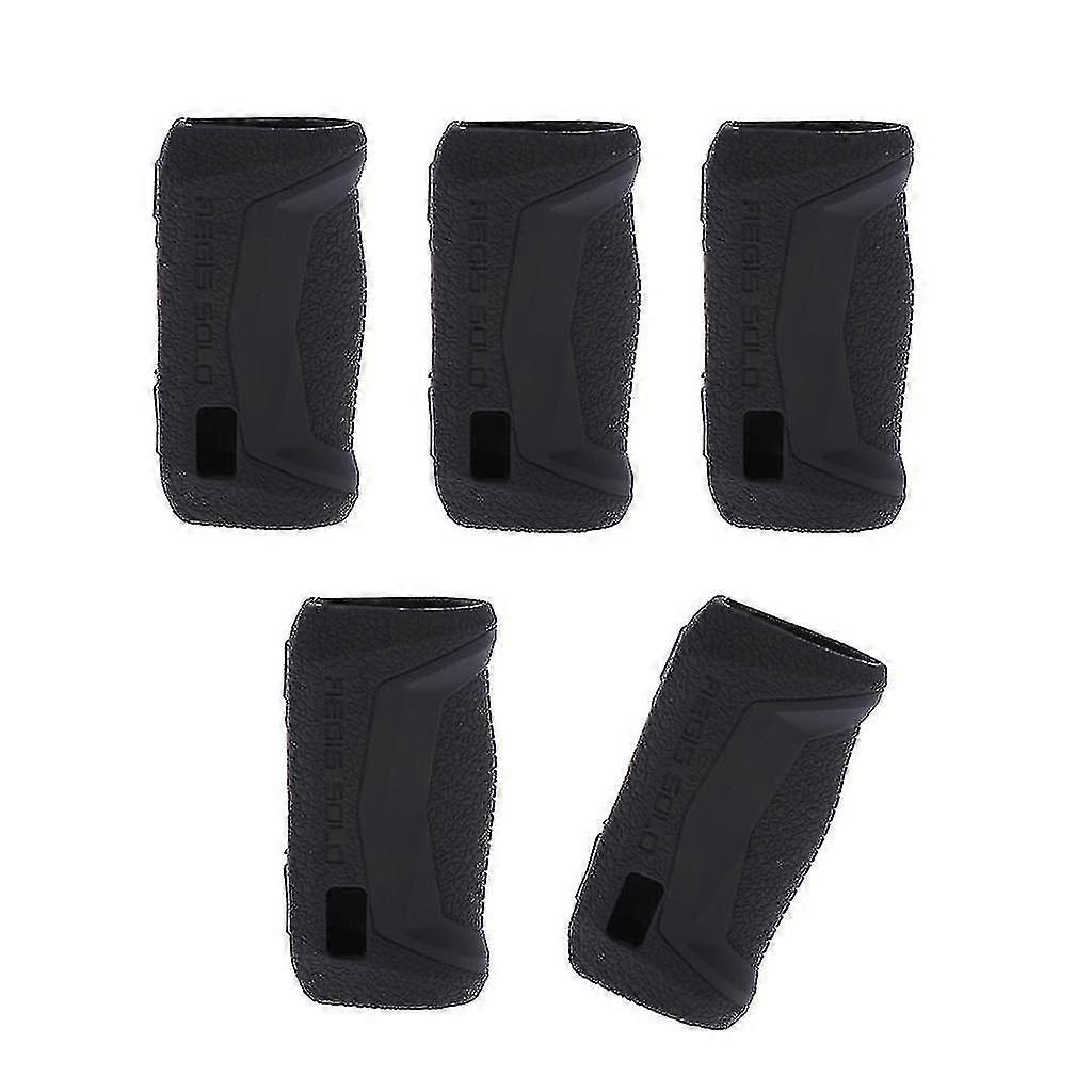 5xsilicone Case Skin Rubber Cover For Geekvape Aegis Solo Kit Black