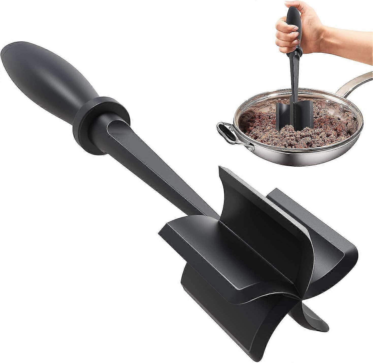 CTMW Fleischhacker, Hackfleischstampfer, hitzebeständiger Fleischstampfer kompatibel