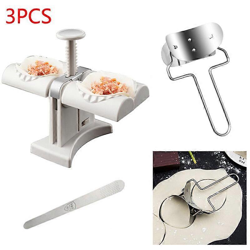 Automatic Dumpling Artifact Household Double Head Press Type Pierogi Maker Mould New Special DIY Machine Kitchen Easy-tool