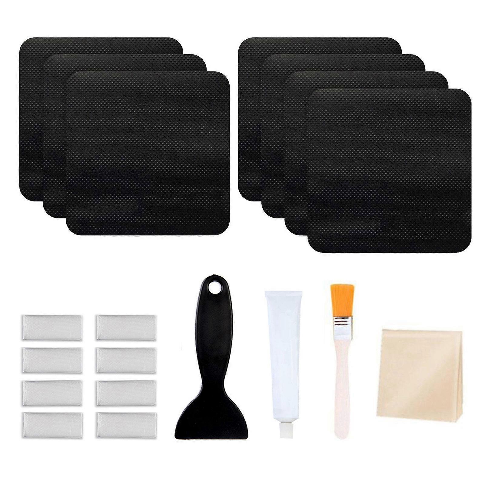 Trampoline Patch Repair Kit Waterproof Square Adhesive Patches for Most Types of Trampoline