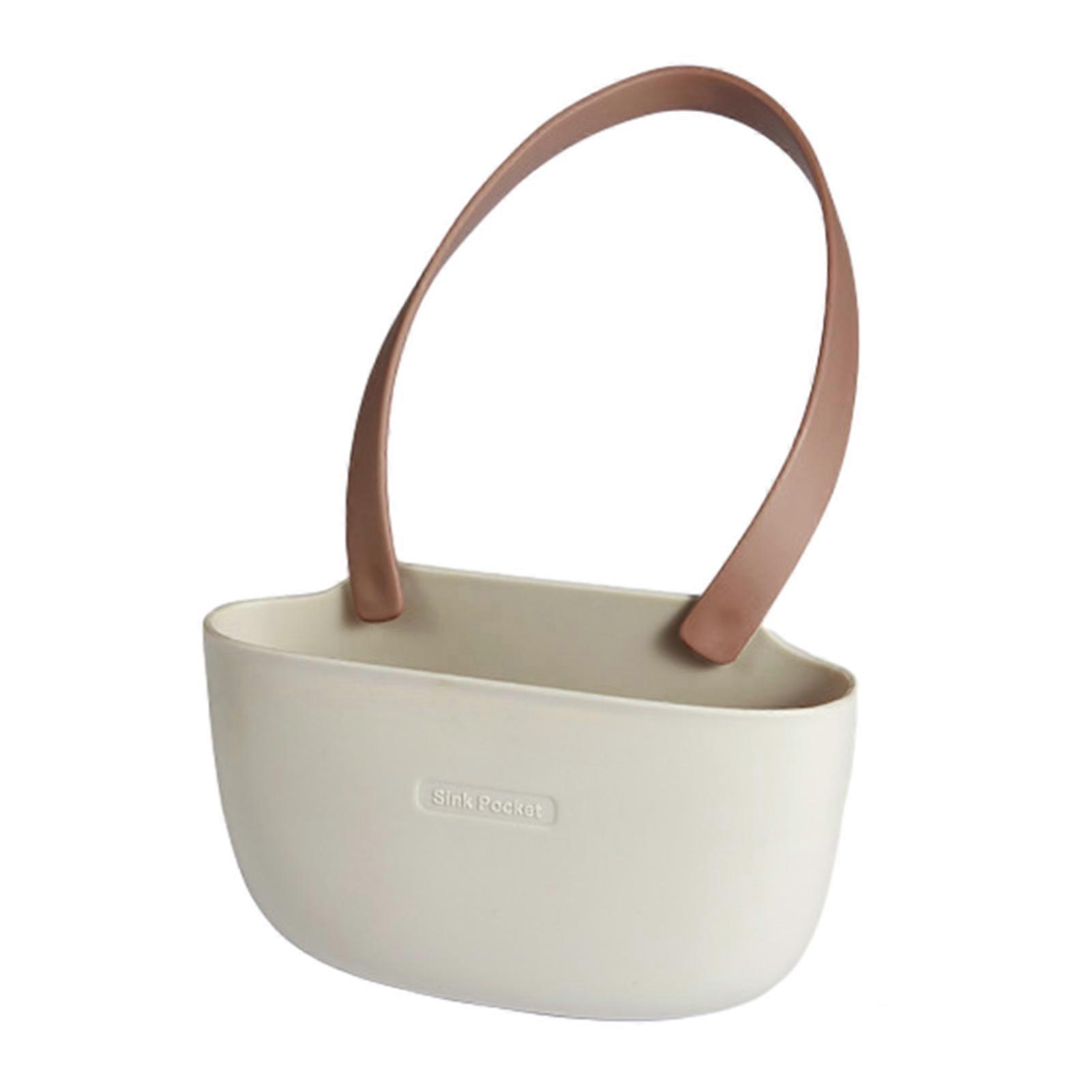 Silicone Drain Hanging Basket for Sink Faucet Household Stotage Organiser for Kitchen Bathroom