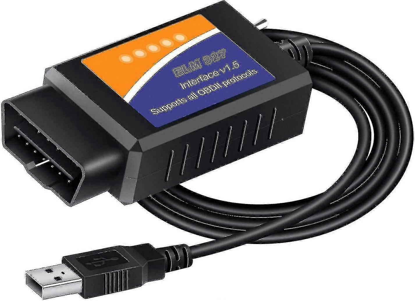 Forscan Elm327 Obd2 Usb Adapter For Windows, Diagnostic Coding Tool With Ms-can/hs-can Switch For Ford Lincoln Mazda