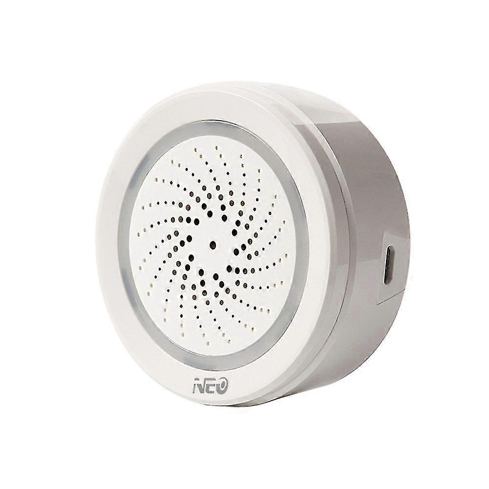 Tuya Wireless Wifi Siren Alarm Sensor Sound Light Alert Smart Life Siren Compatible 2024 New