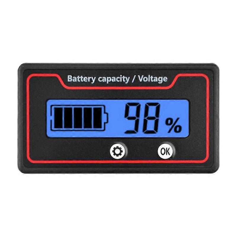 12V 24V 36V 48V 60V 72V 84V Battery Capacity Indicators with LCD Display