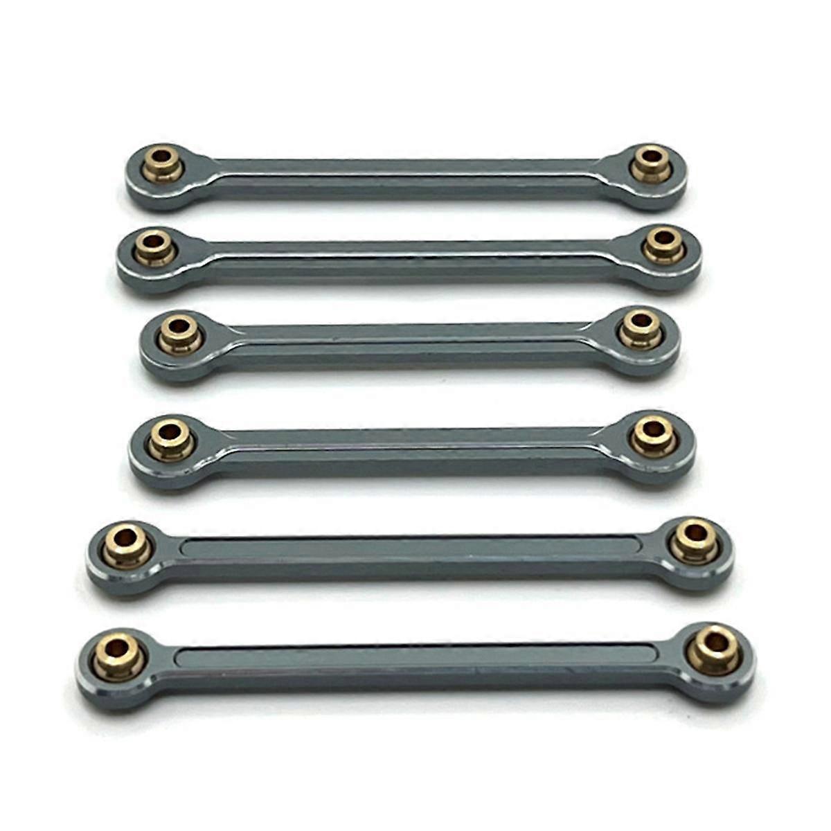 RC Car Upgrade Pull Rod Link Rod Steering Rod Set for 1/10 10208 RC Car Upgrade Parts Gray